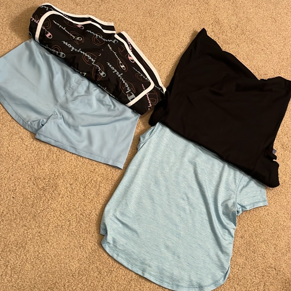 💥HOST PICK💥 NWT Girls' Champion 2-pack and 2-pack matching shorts, Size 4 - Picture 12 of 12